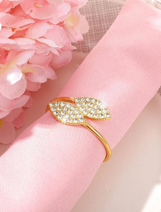 Gold Napkin Ring Bling