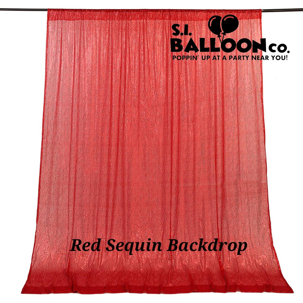 Red Sequin Backdrop