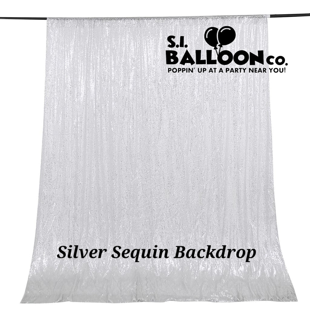 Silver Sequin Backdrop