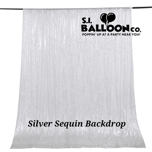 Silver Sequin Backdrop