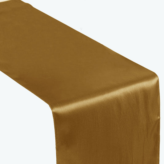 Gold Satin Table Runner