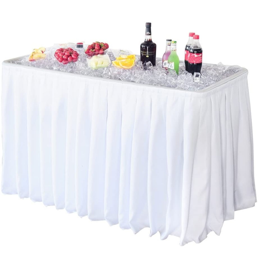 White Fill and Chill Table