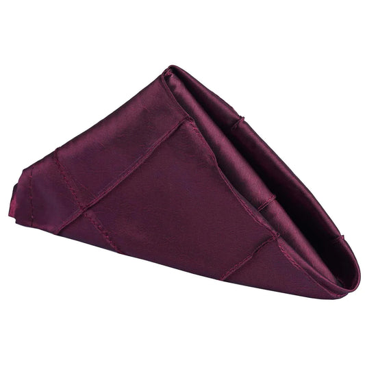 Burgundy Pintuck Napkin