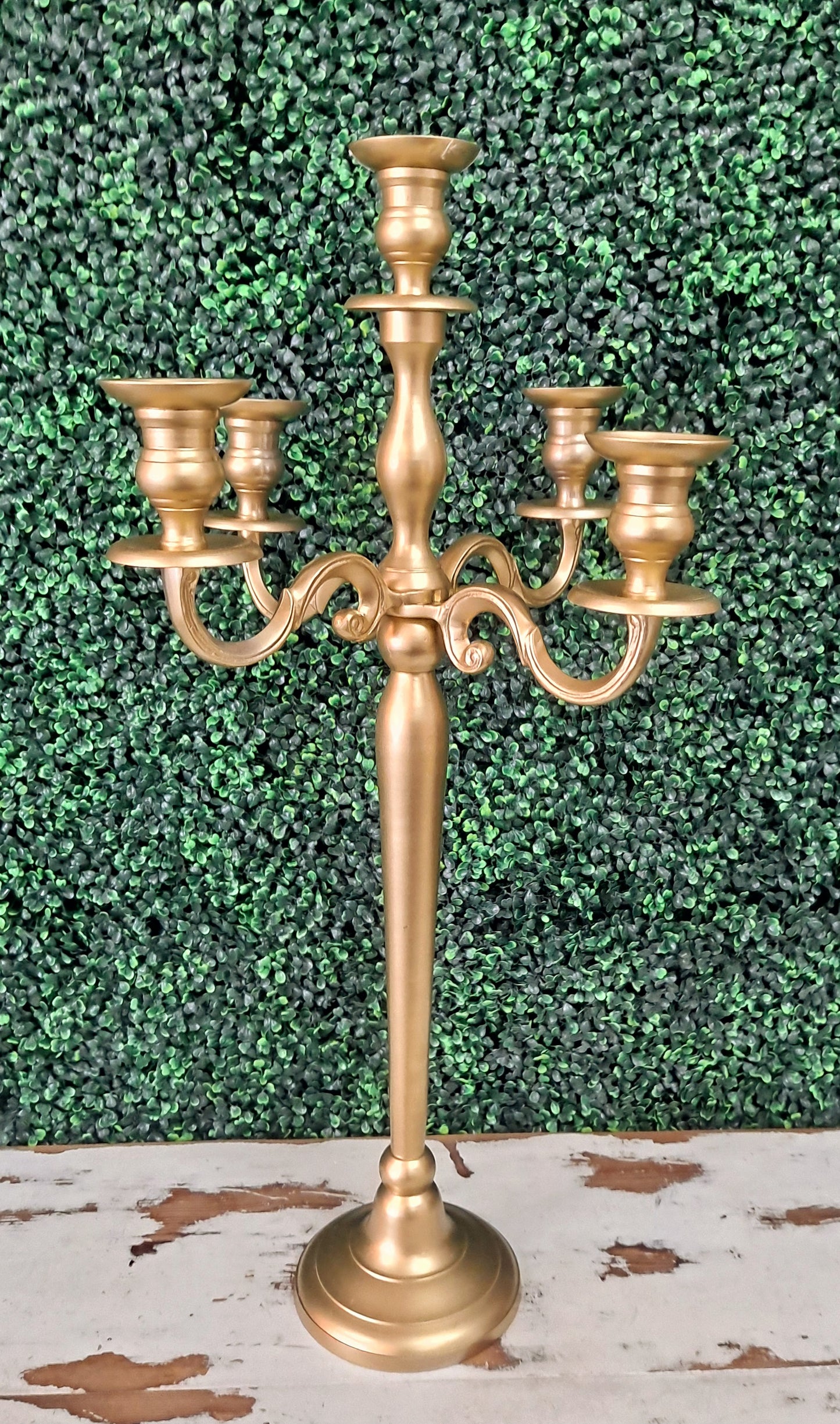 Gold Tall Candleabra
