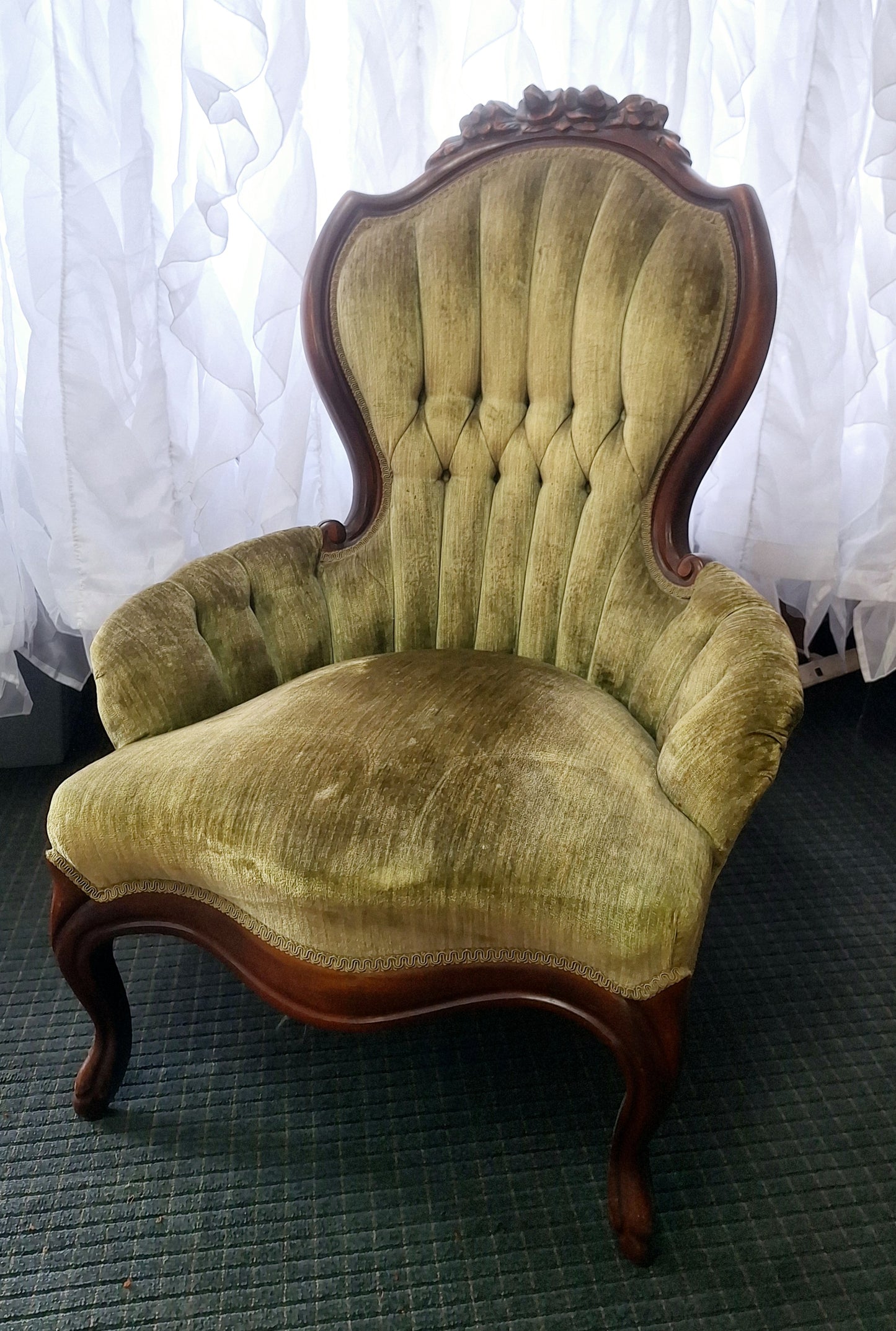 Olive Green Vintage Chairs