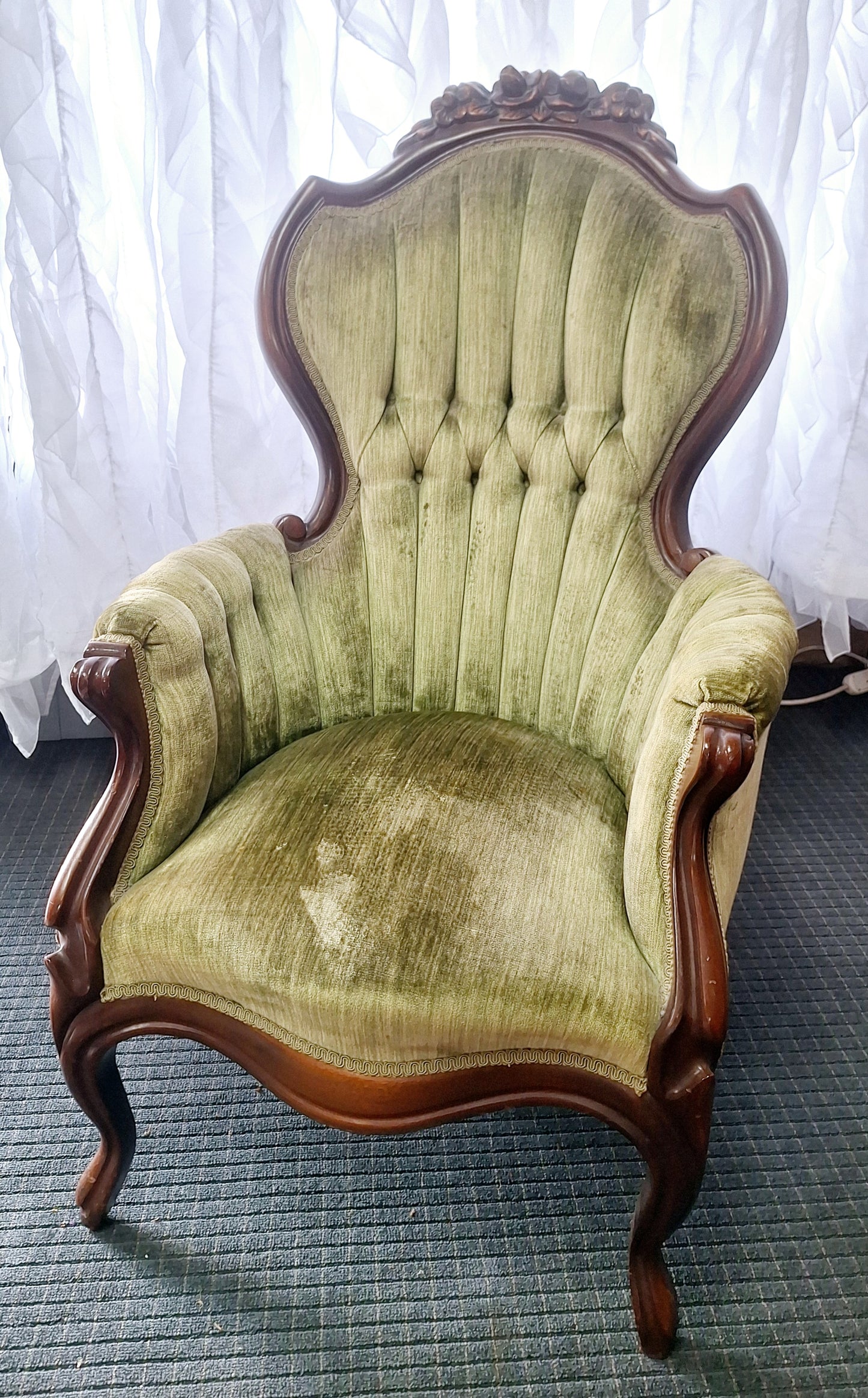 Olive Green Vintage Chairs