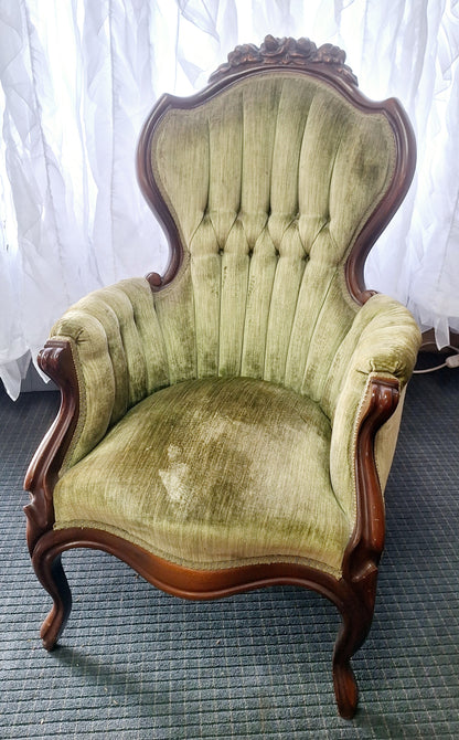 Olive Green Vintage Chairs