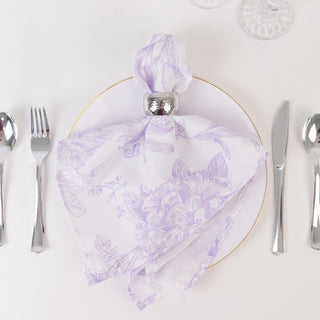 Lavender French Toil Napkins