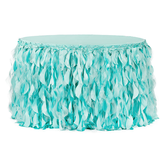 Mermaid Curly Willow Table Skirt