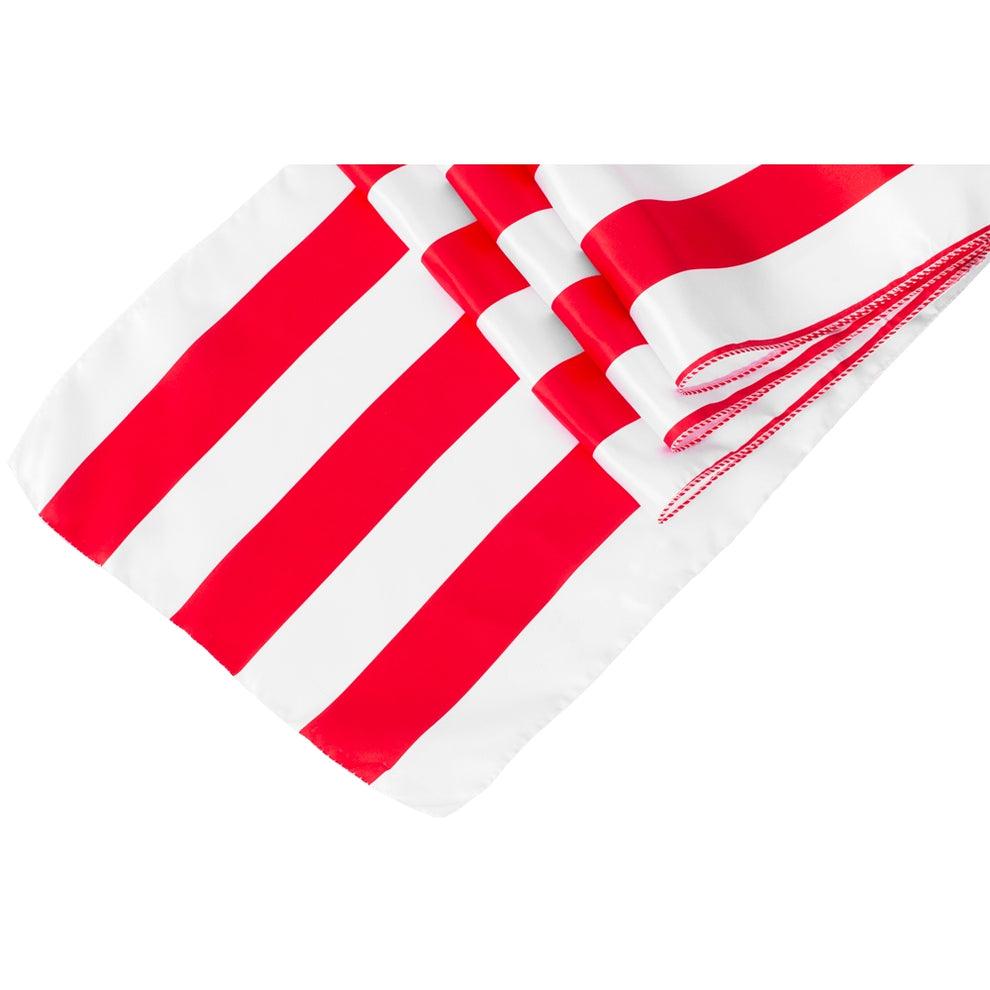 Red and White Stripe Table Runner